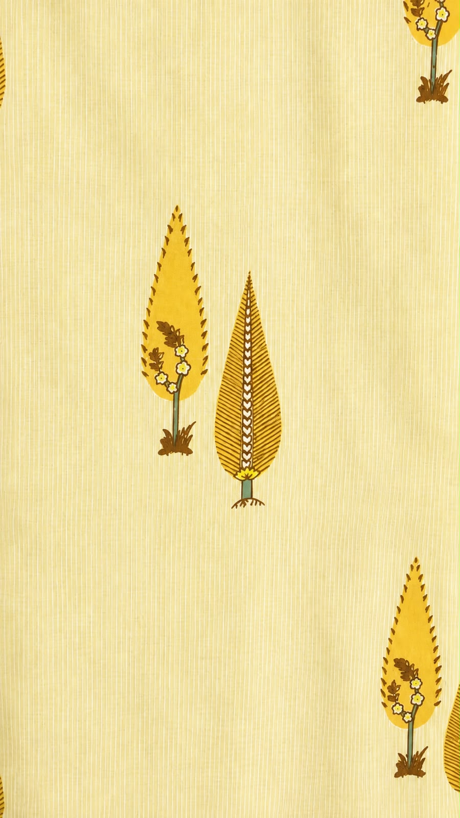 Yellow Leaf Cotton Set