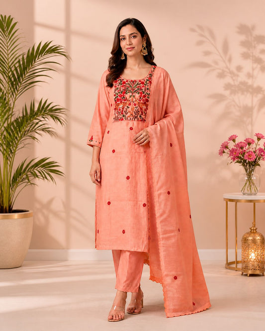 Peach Meadow Suit Set