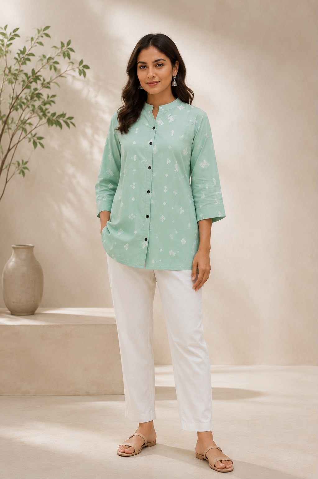 Aqua Mist Top