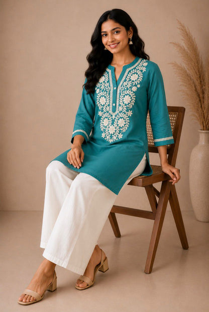 Heritage Embroidered Kurti