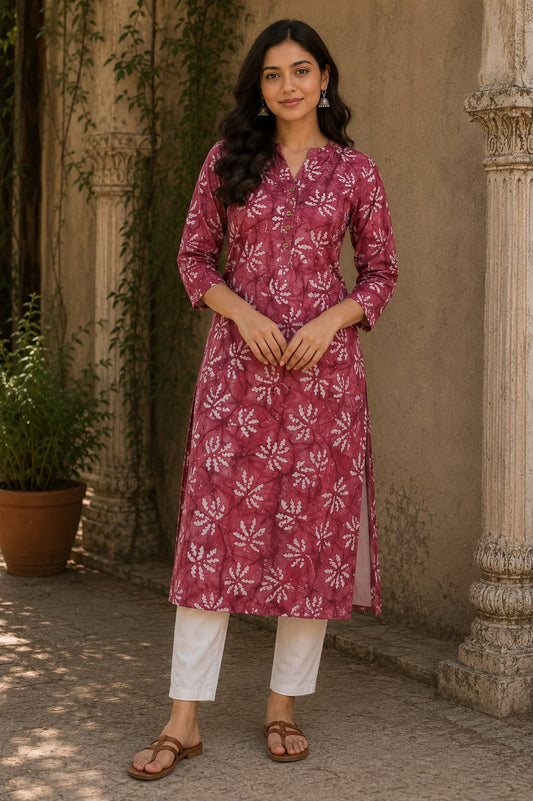 Leher Cotton Kurti