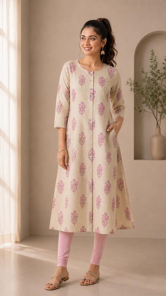 Floral Day Kurti