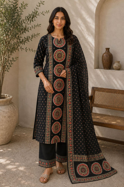 Naqsh Printed Cotton Suit Set