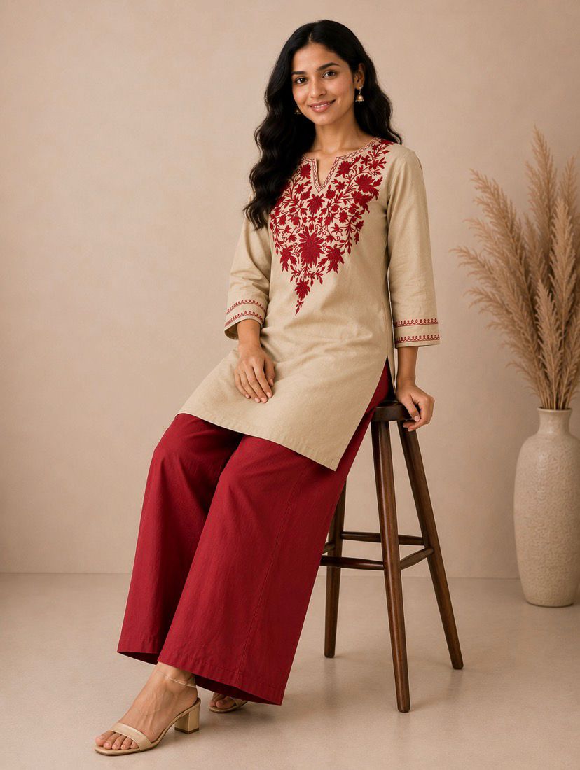 Heritage Embroidered Kurti
