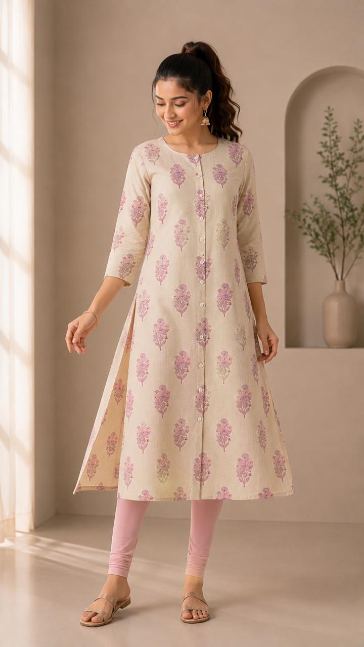 Floral Day Kurti