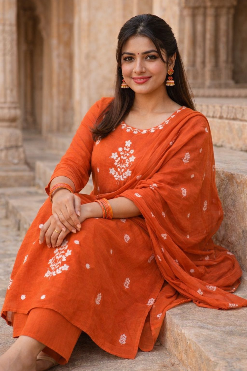 Gulnaar Orange Set