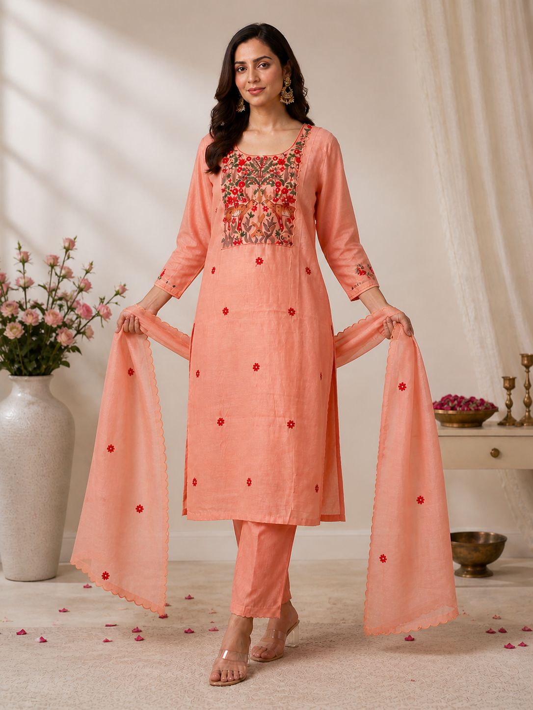 Peach Meadow Suit Set