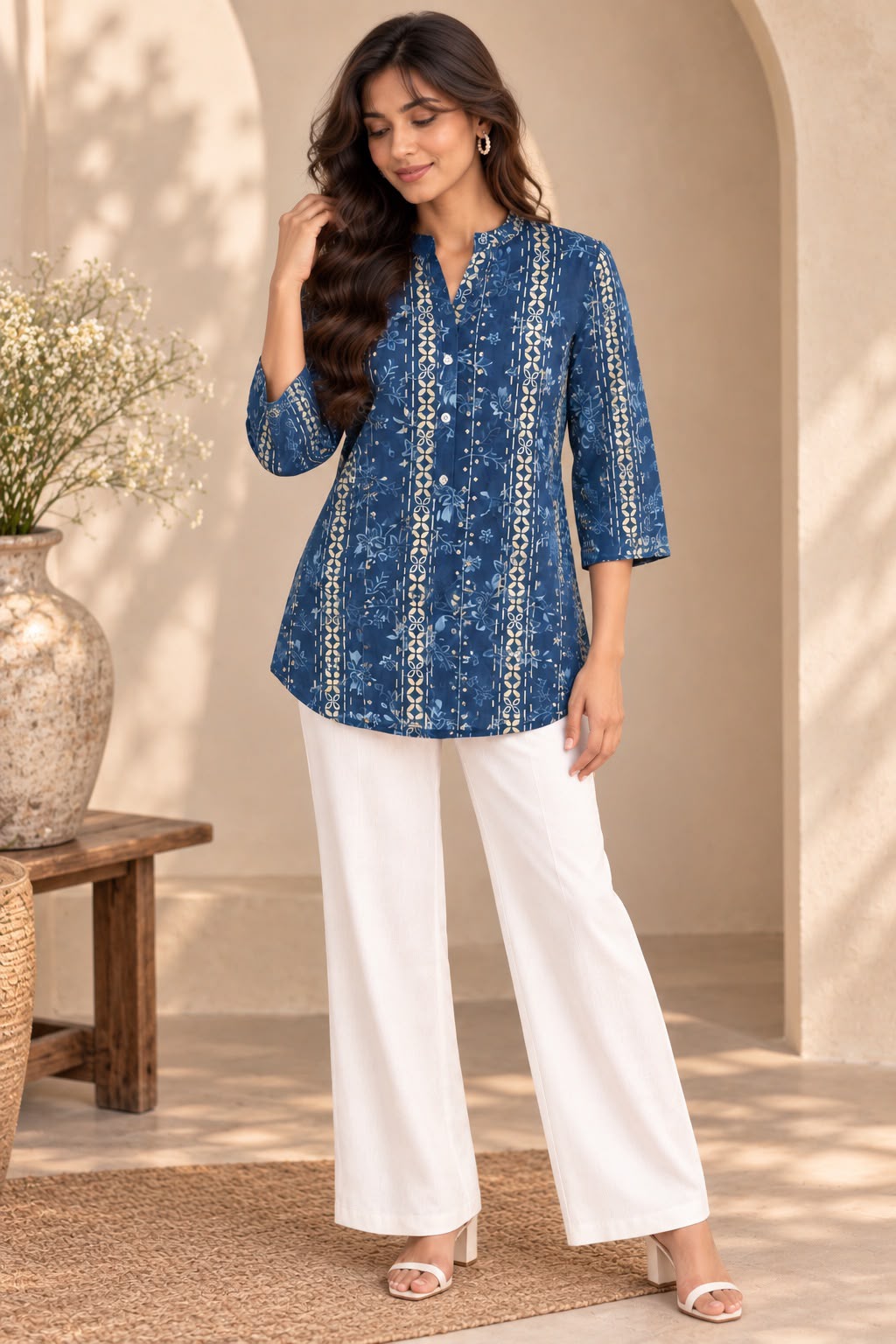 Reet Printed Short Kurti
