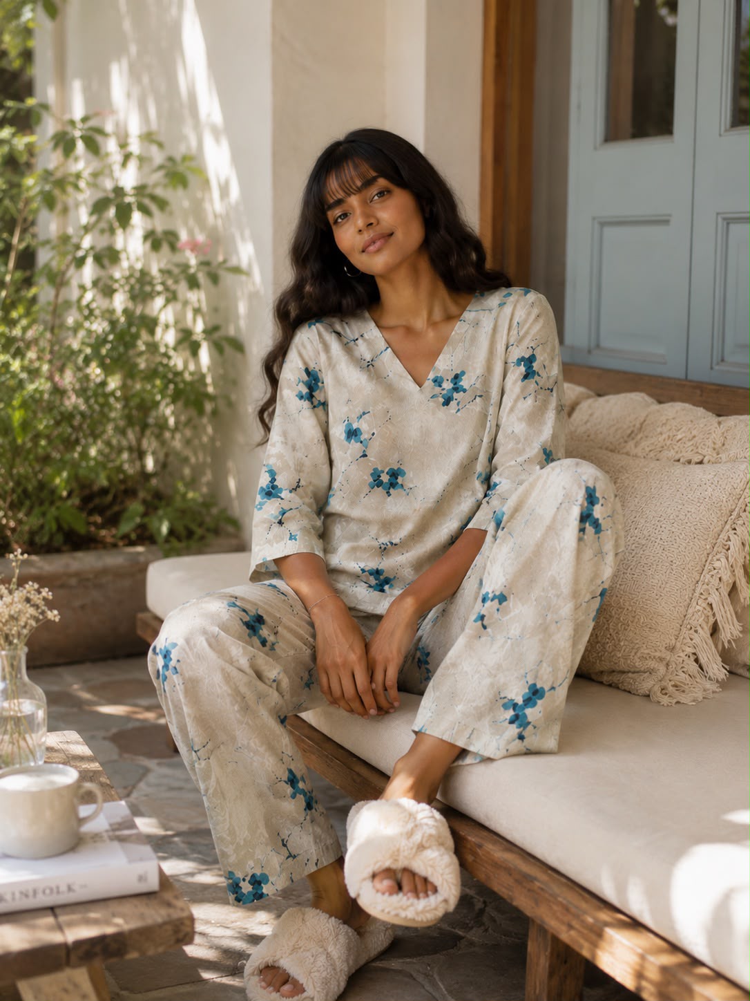 Blossom Cotton Loungewear Set