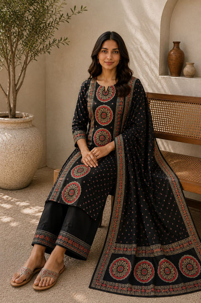 Naqsh Printed Cotton Suit Set