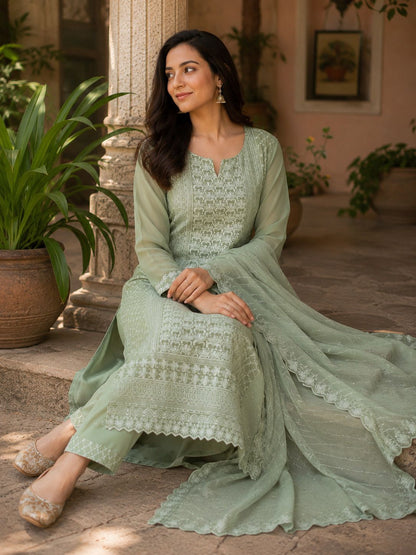 Shabnam Embroidered Suit Set