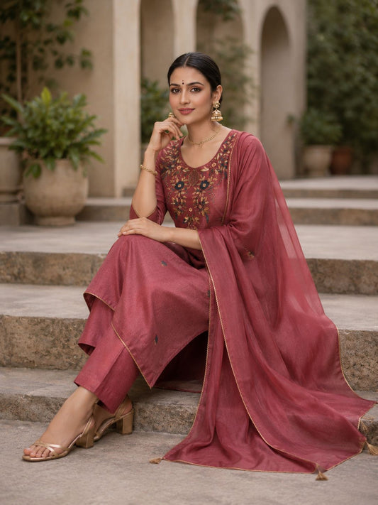 Rustic Rose Suit Set