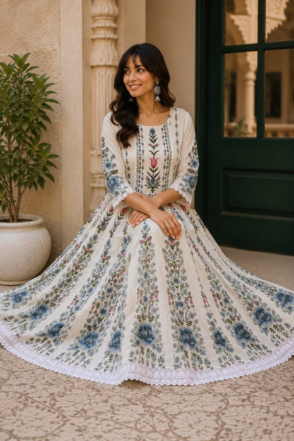 Adaa Anarkali Suit Set