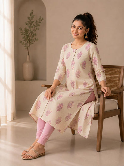 Floral Day Kurti