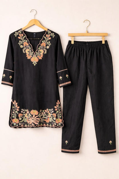 Midnight Bloom Co-ord Set