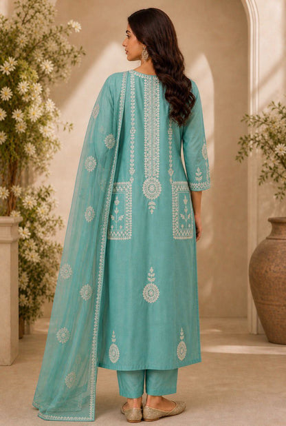 Meher Mint Suit Set