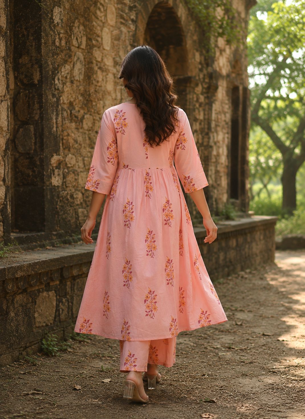 Soft Pink Floral Co-ord Set