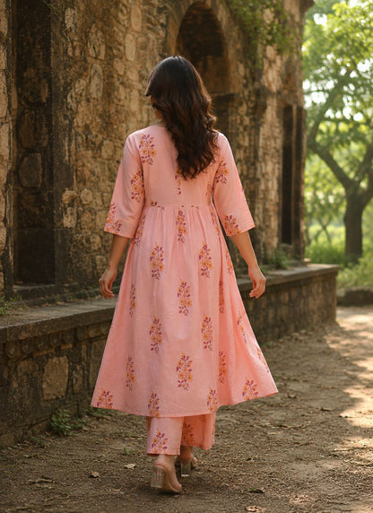 Soft Pink Floral Co-ord Set