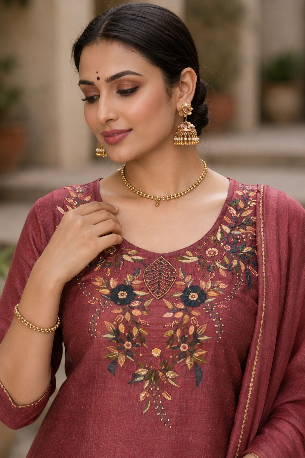 Rustic Rose Suit Set