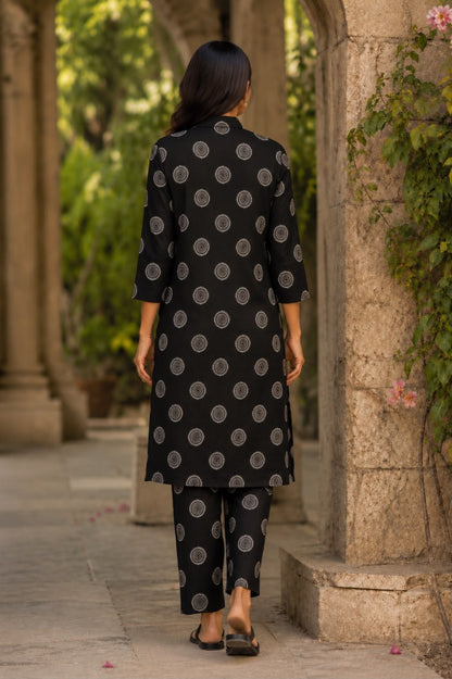 Noir Buta Cotton Co-ord Set
