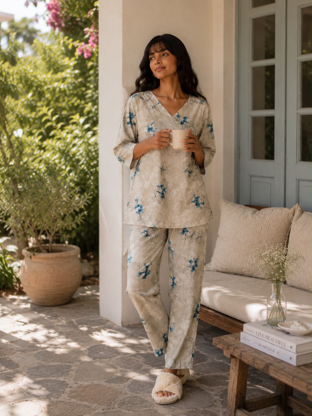 Blossom Cotton Loungewear Set