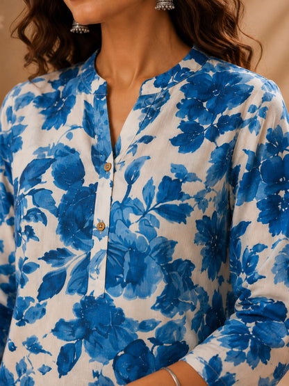 Neelam Printed Cotton Kurti