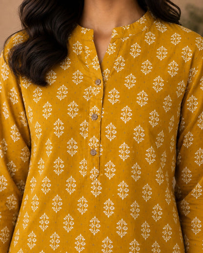 Amaltas Printed Short Kurti