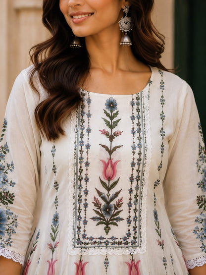 Adaa Anarkali Suit Set