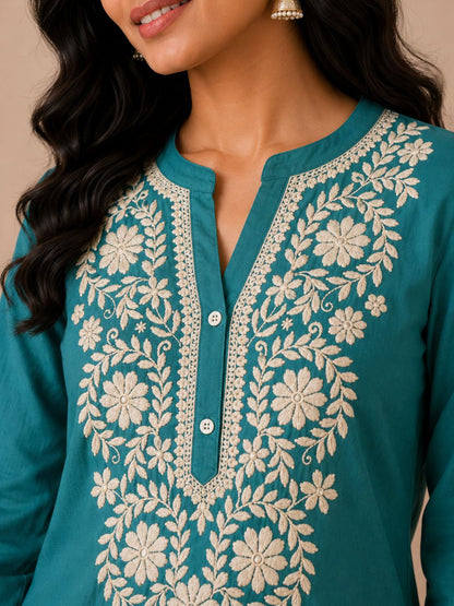 Heritage Embroidered Kurti
