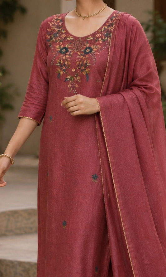 Rustic Rose Suit Set