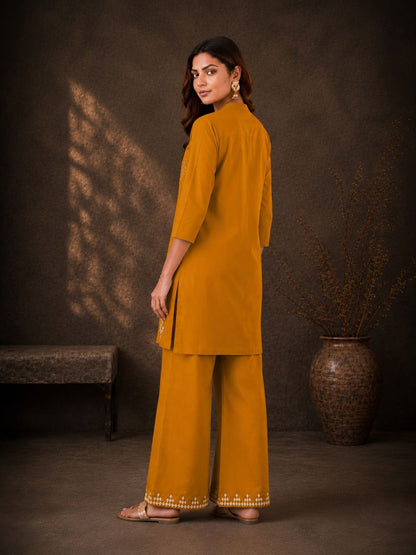 Mustard Muse Cotton Co-ord Set