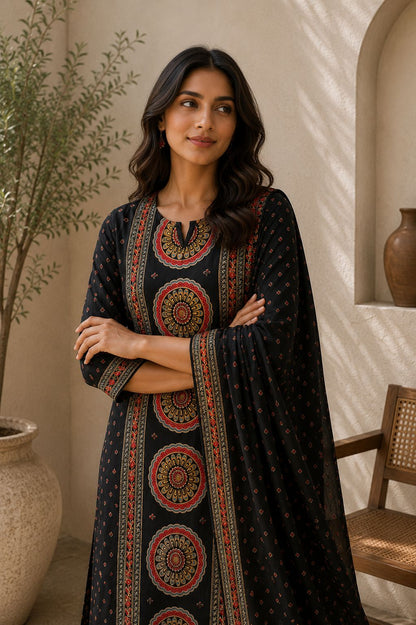 Naqsh Printed Cotton Suit Set