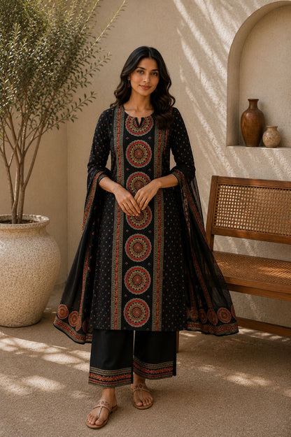 Naqsh Printed Cotton Suit Set