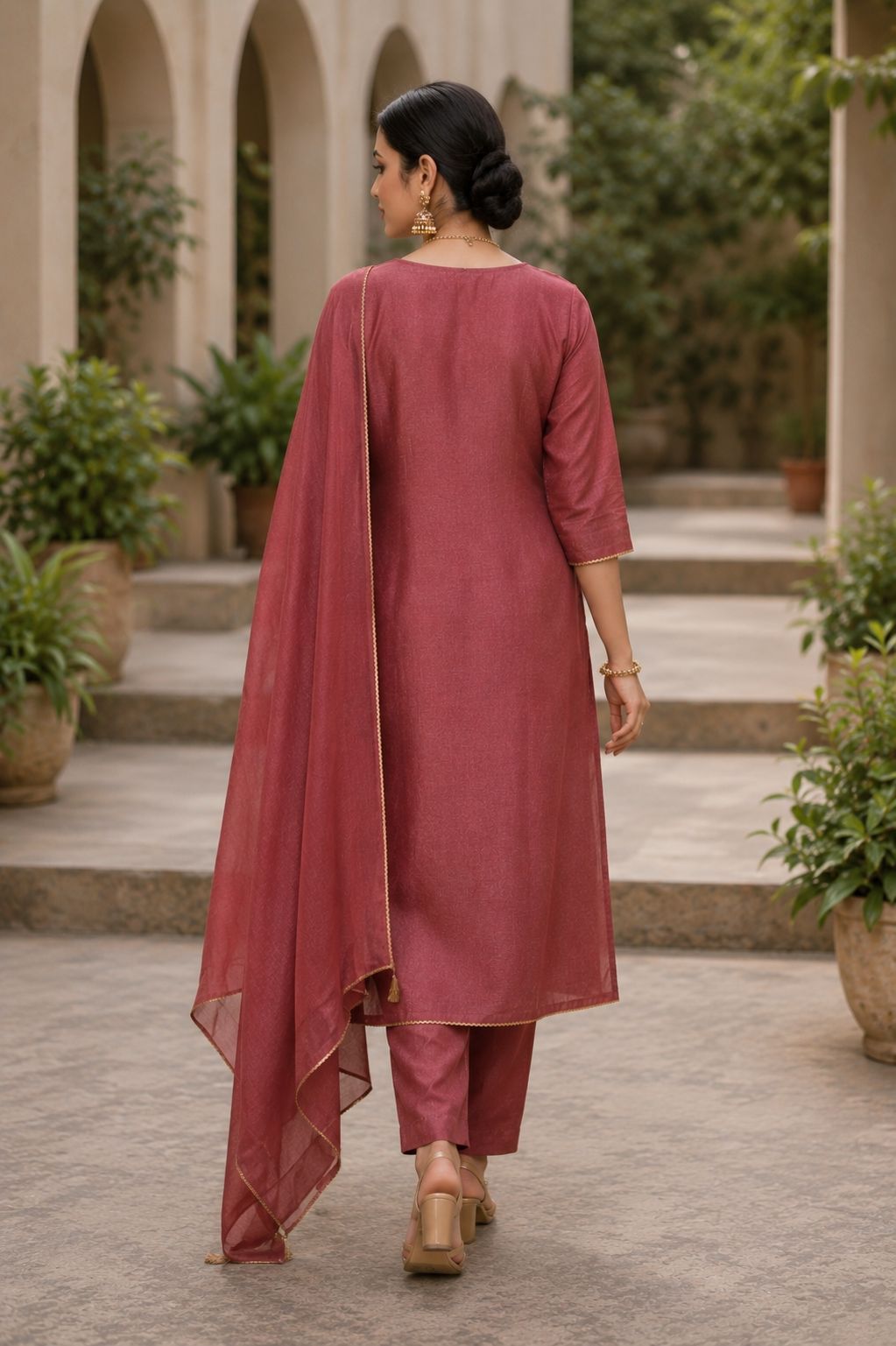Rustic Rose Suit Set