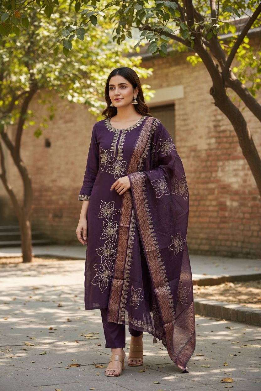 Regal Violet Suit Set