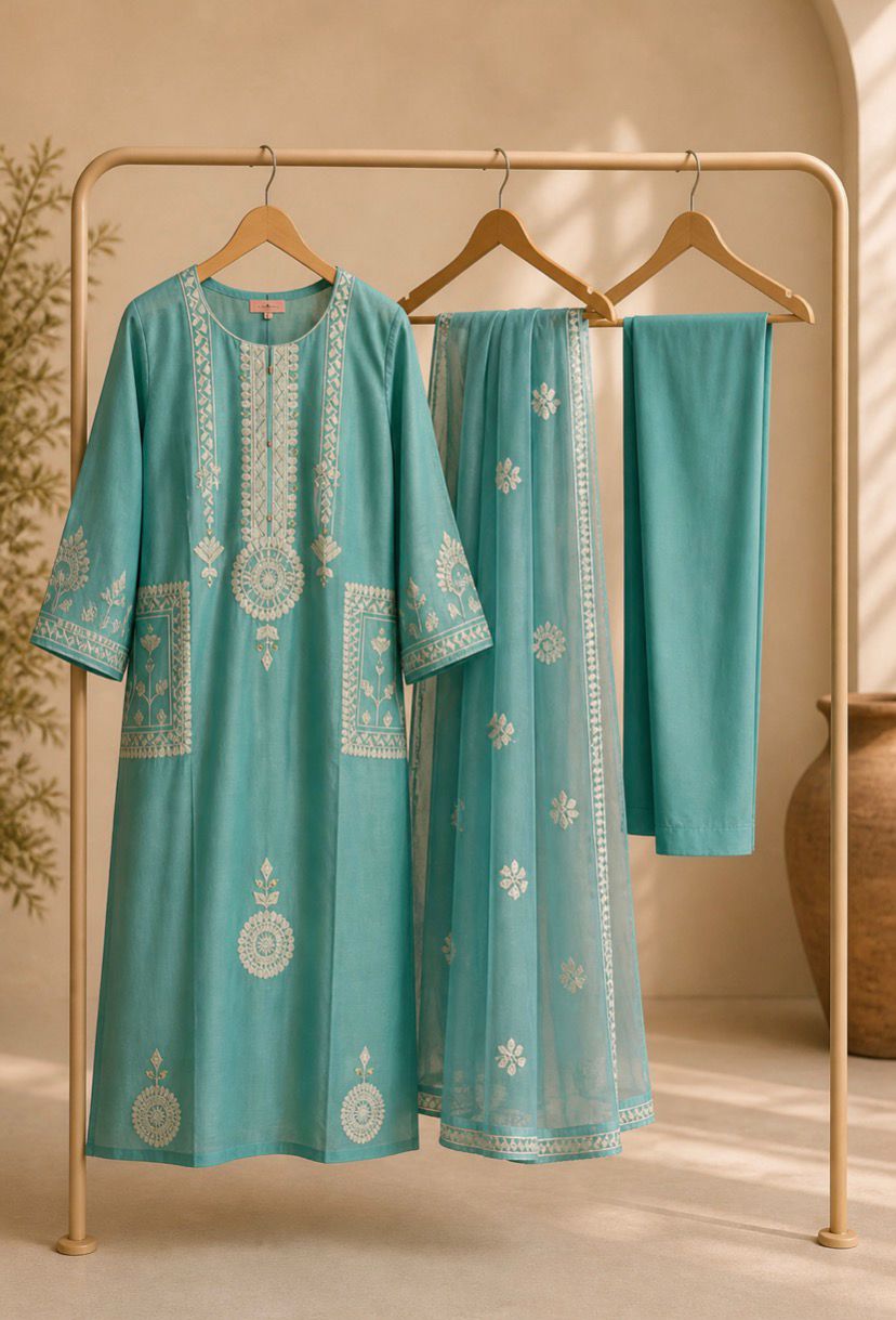 Meher Mint Suit Set