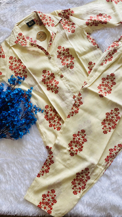 Floral Print Coord Set