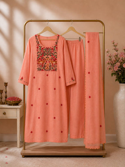 Peach Meadow Suit Set